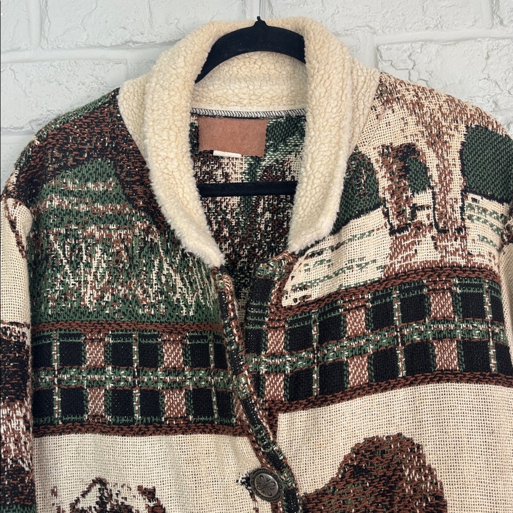 Vintage Hunting Dogs Tapestry Jacket - Picture 4 of 15